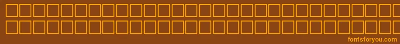Шрифт EIMZR – оранжевые шрифты на коричневом фоне