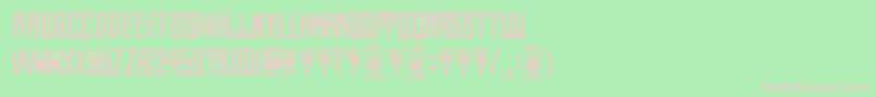 El Forastero Font – Pink Fonts on Green Background