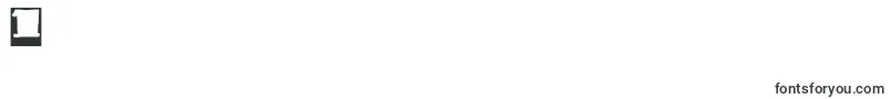 El puto amo-Schriftart – Schriften für die Ziffer 1
