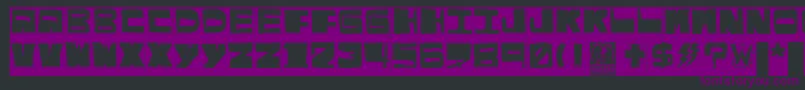 El puto amo Font – Purple Fonts on Black Background