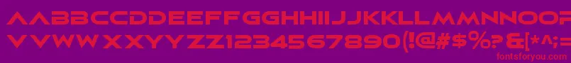 elasis rg Font – Red Fonts on Purple Background