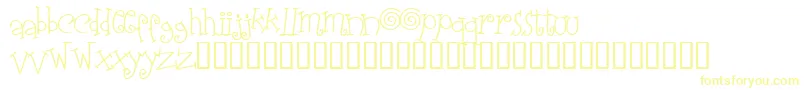 Шрифт Elasw    – жёлтые шрифты