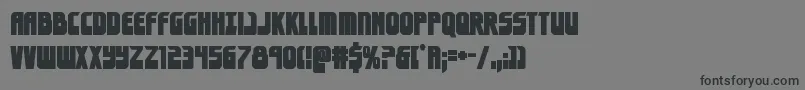 eldebaranbold Font – Black Fonts on Gray Background
