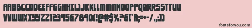 eldebaranbold Font – Black Fonts on Pink Background