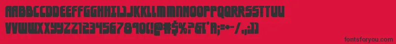 eldebaranbold Font – Black Fonts on Red Background