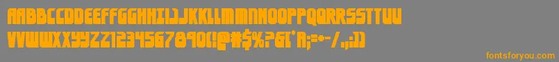 eldebaranbold Font – Orange Fonts on Gray Background