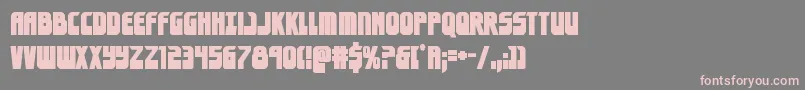 eldebaranbold Font – Pink Fonts on Gray Background