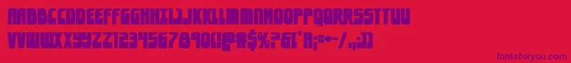 eldebaranbold Font – Purple Fonts on Red Background