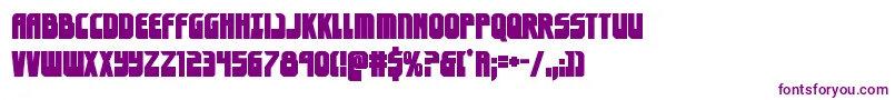 eldebaranbold Font – Purple Fonts on White Background