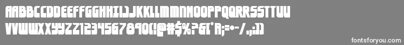 eldebaranbold Font – White Fonts on Gray Background