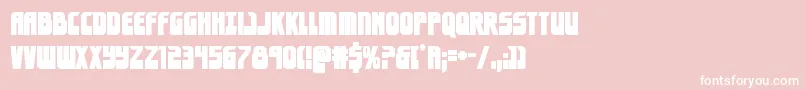 eldebaranbold Font – White Fonts on Pink Background