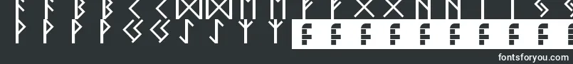 elder futhark Font – White Fonts