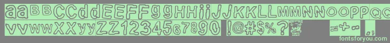 More about electric Punk Font electric Punk Font – Green Fonts on Gray Background