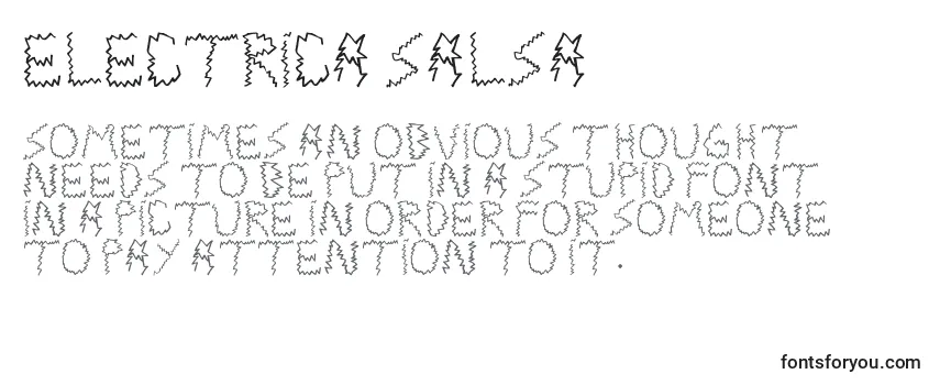Шрифт Electrica Salsa