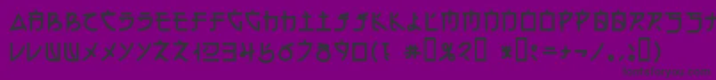 electroharmonix Font – Black Fonts on Purple Background