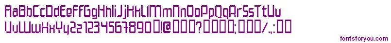 ELEGN    Font – Purple Fonts on White Background