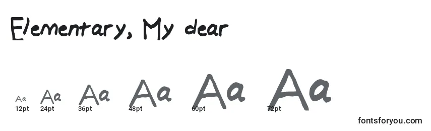 Elementary, My dear Font Sizes