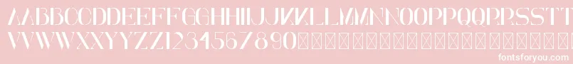 Elena PersonalUse Font – White Fonts on Pink Background