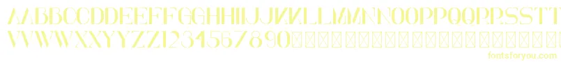 Elena PersonalUse Font – Yellow Fonts on White Background