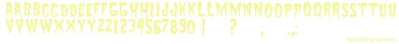 ZreaksNfi-Schriftart – Gelbe Schriften