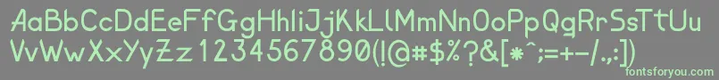 Weitere Informationen zur ElenaShine-Schriftart ElenaShine-Schriftart – Grüne Schriften auf grauem Hintergrund