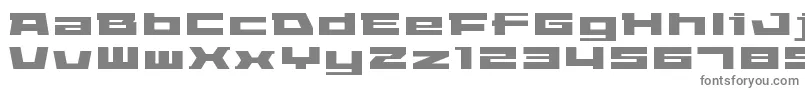 フォントELEPAR   – 白い背景に灰色の文字