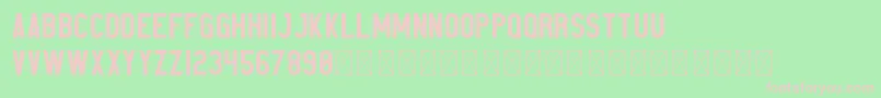 Elephant PersonalUse Font – Pink Fonts on Green Background