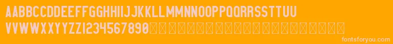 Elephant PersonalUse Font – Pink Fonts on Orange Background