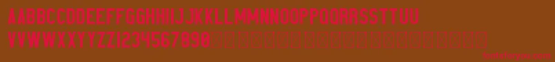 Elephant PersonalUse Font – Red Fonts on Brown Background