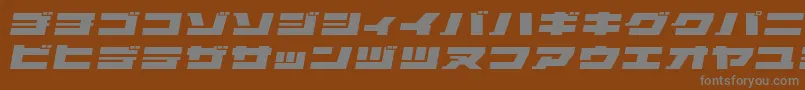 ELEPKO   Font – Gray Fonts on Brown Background