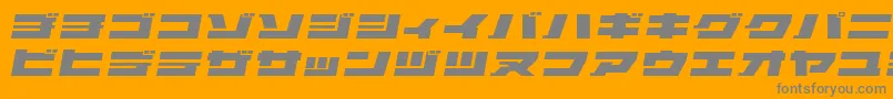 ELEPKO   Font – Gray Fonts on Orange Background