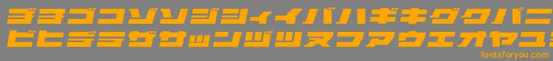 ELEPKO   Font – Orange Fonts on Gray Background