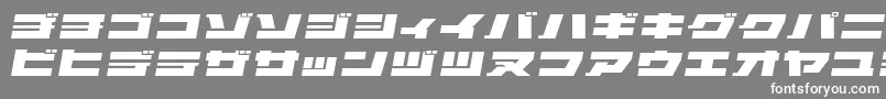 ELEPKO   Font – White Fonts on Gray Background