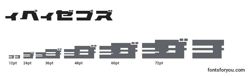 Размеры шрифта ELEPKR   (125887)
