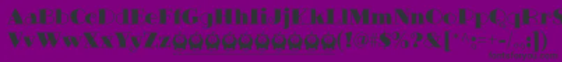 GlotonaBlackFontFfp Font – Black Fonts on Purple Background