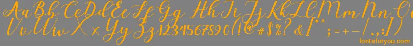 Más sobre la fuente Elizabeth Script fuente Elizabeth Script – Fuentes Naranjas Sobre Fondo Gris