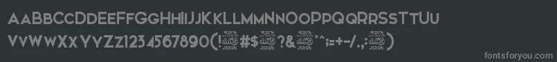 Elkwood   Free Font – Gray Fonts on Black Background