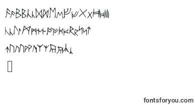  Ancientrunes font