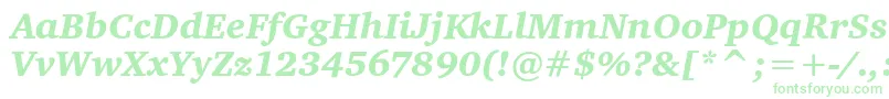 fuente CharterItcBlackItalic – Fuentes Verdes