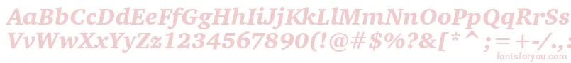 CharterItcBlackItalic Font – Pink Fonts