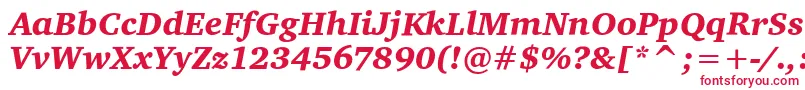 CharterItcBlackItalic Font – Red Fonts