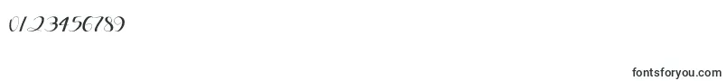 Ellic Script 1 Font – Fonts for Numbers and Digits