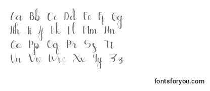 Revisão da fonte Ellic Script 1
