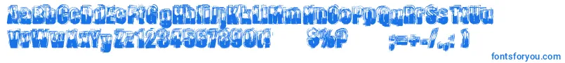 LendemainDeVeille Font – Blue Fonts on White Background