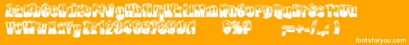 LendemainDeVeille Font – White Fonts on Orange Background