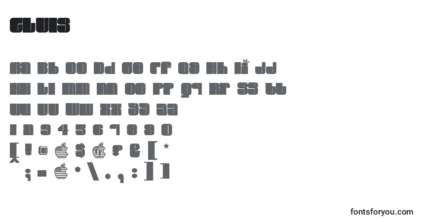 ELVIS    (125923)-fontti – aakkoset, numerot, erikoismerkit