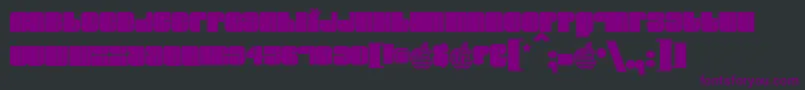 ELVIS    Font – Purple Fonts on Black Background