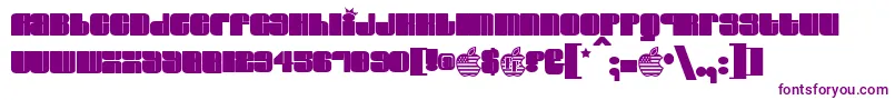 Шрифт ELVIS    – фиолетовые шрифты