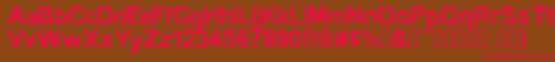 embro    Font – Red Fonts on Brown Background