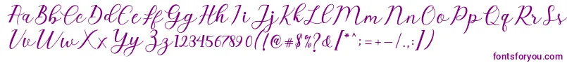 Emeley Script Font – Purple Fonts